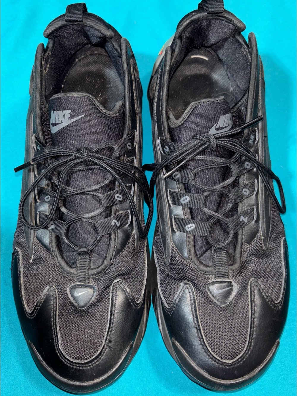 Men’s Nike Zoom 2K ‘Triple Black’ Athletic Sneakers- Sz 10.5